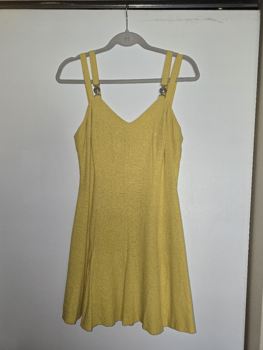 Title: Versace Jeans Couture Yellow Fit & Flare Dress | IT 42 / US 8 |